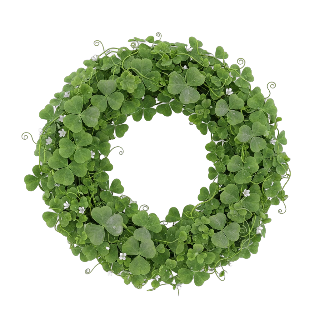 Shamrock Clover Wreath