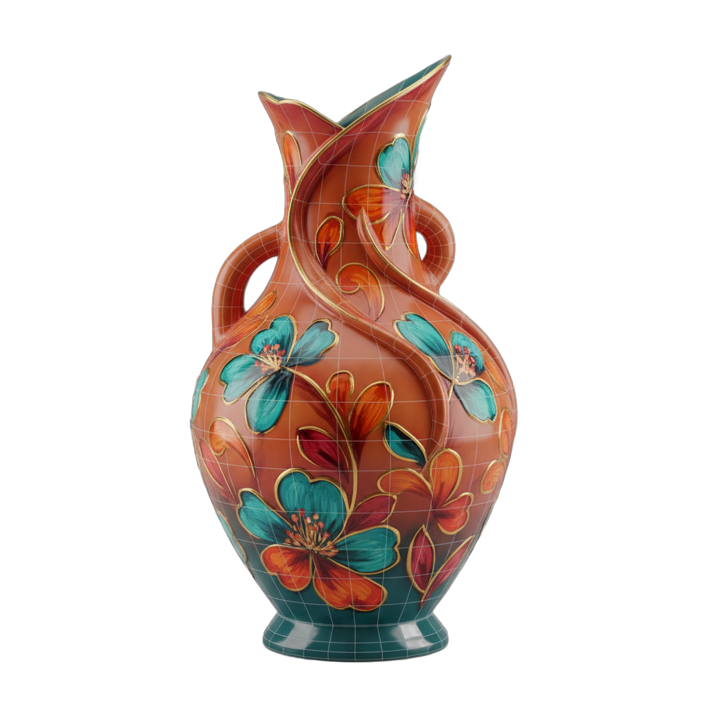Artistic Floral Vase