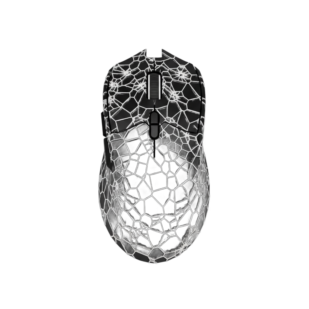 Shattered Glass Pattern Computer Mouse