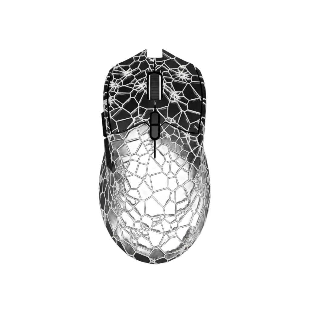 Shattered Glass Pattern Computer Mouse