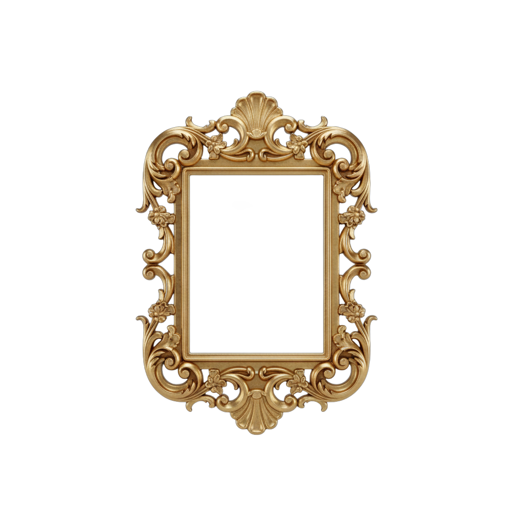 Ornate Gold Rococo Frame