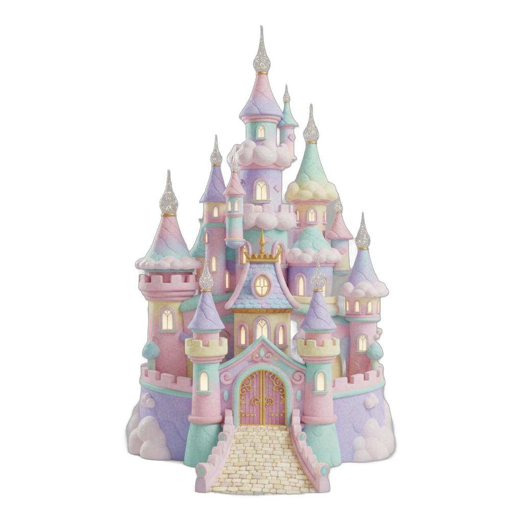 Fantasy Pastel Castle