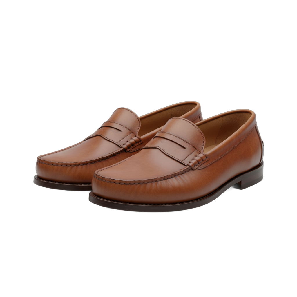 Brown Leather Loafers
