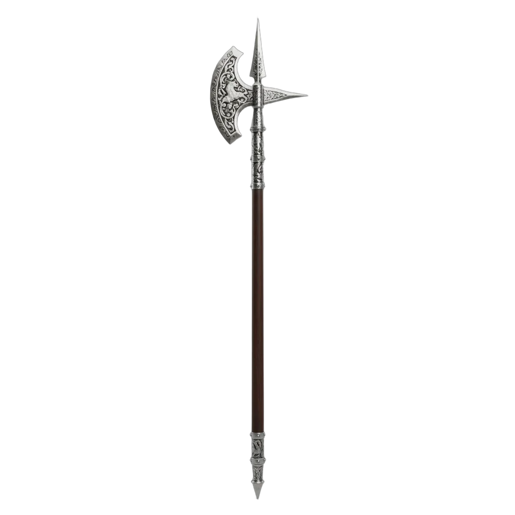 Ornate Medieval Halberd