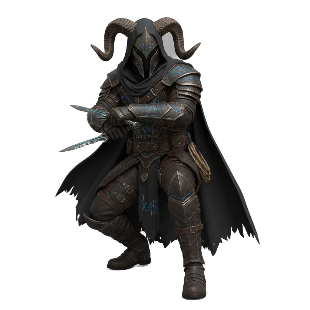 Fantasy Rogue Assassin Character