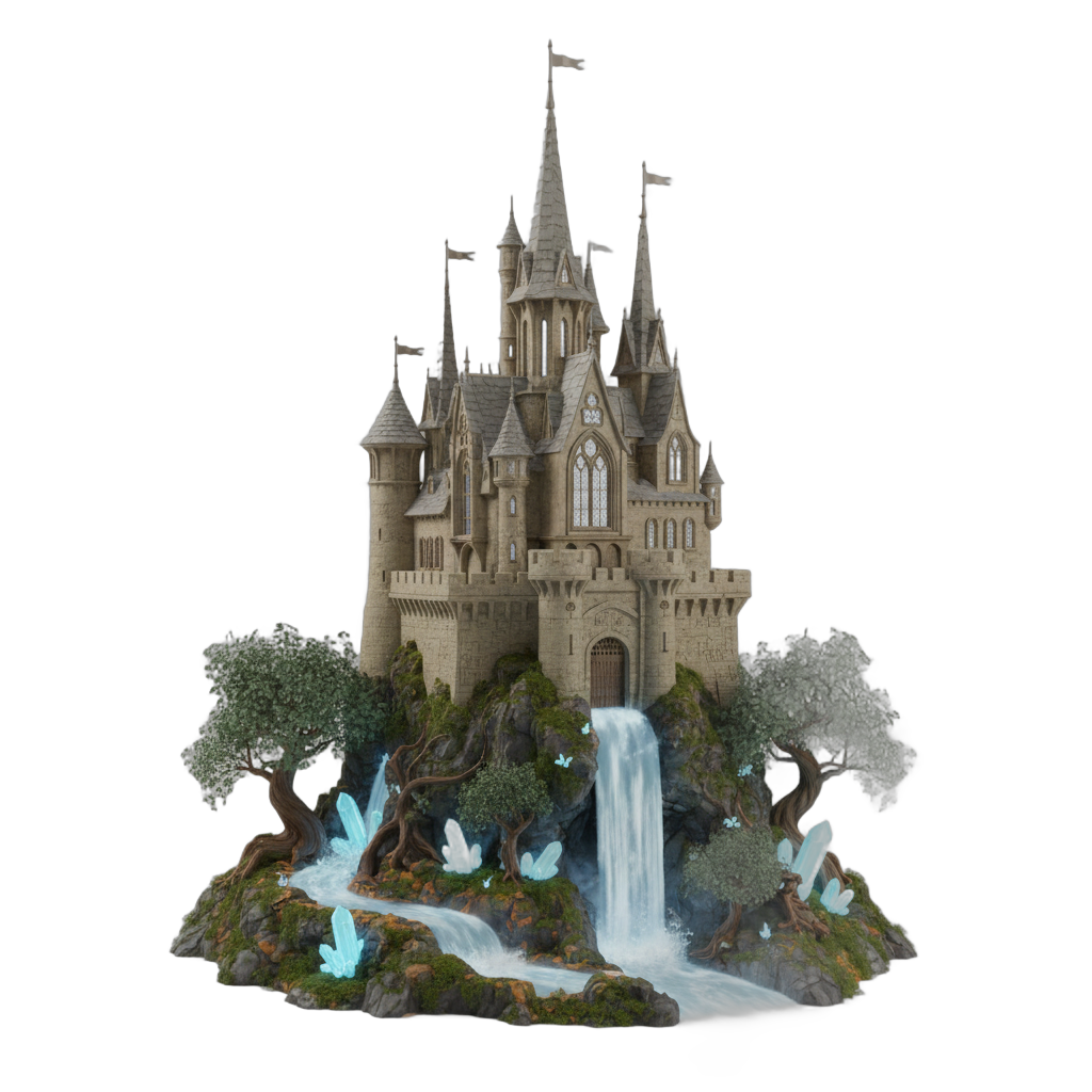 Fantasy Hilltop Castle