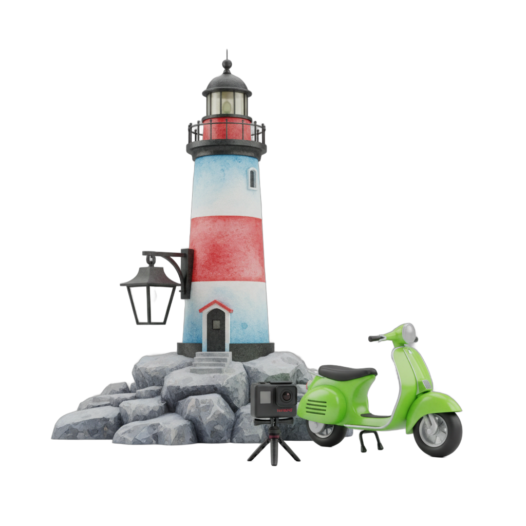 Coastal Scene Object Bundle